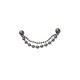 Crocs Jibbitz™Double Black Gem Chain
